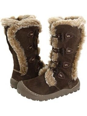 Earth Suede Leather Caribou Lodge 2 Brown Boots, Size 8
